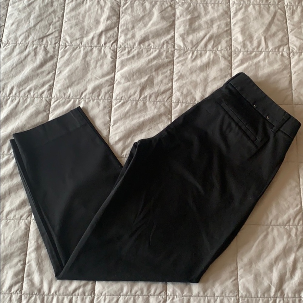 J Crew ankle length black pant